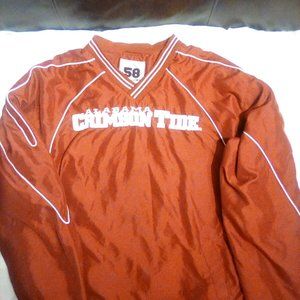 Alabama Crimson Tide 58 Sports Pullover Jacket L 58